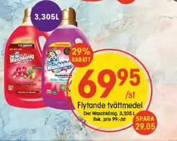 EKO DER WASCHKÖNIG Flytande tvättmedel erbjuda