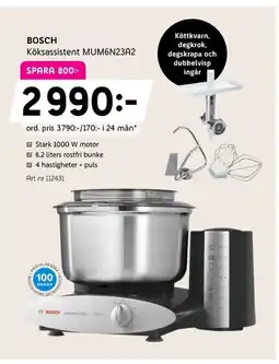 Elon BOSCH Köksassistent MUM6N23A2 erbjuda