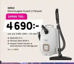 Elon MIELE Dammsugare Guard L1 Parquet erbjuda