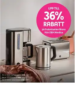 Elon På frukostserien Bronx från OBH Nordica erbjuda