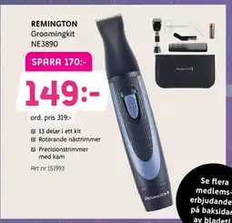 Elon REMINGTON Groomingkit NE3890 erbjuda
