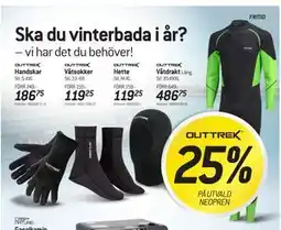 thansen 25% PÅ UTVALD NEOPREN erbjuda