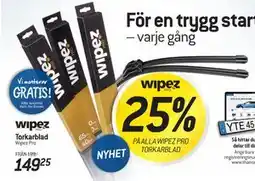 thansen 25% PÅ ALLA WIPEZ PRO TORKARBLAD erbjuda