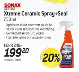 thansen Xtreme Ceramic Spray+Seal erbjuda