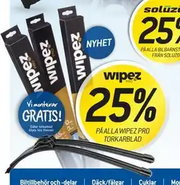 thansen 25% PÅ ALLA WIPEZ PRO TORKARBLAD erbjuda
