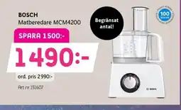 Elon BOSCH Matberedare MCM4200 erbjuda