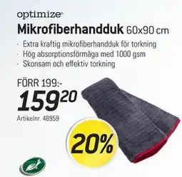 thansen Mikrofiberhandduk erbjuda