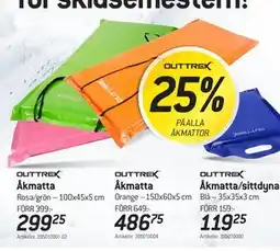 thansen 25%. PÅ ALLA ÅKMATTOR erbjuda