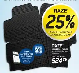 thansen Bilmattor i gummi erbjuda