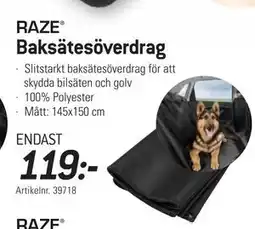 thansen Baksätesöverdrag erbjuda