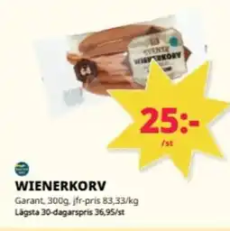 Tempo Garant Wienerkorv erbjuda