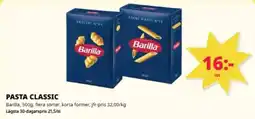 Tempo Barilla Pasta classic erbjuda