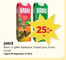 Tempo BRAVO Juice erbjuda