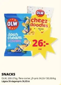 Tempo OLW Snacks erbjuda