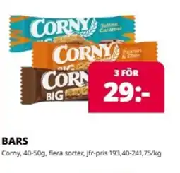 Tempo CORNY Bars erbjuda