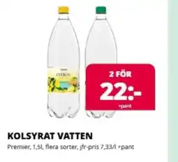Tempo Premier Kolsyrat vatten erbjuda