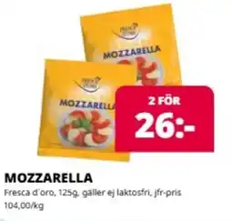 Tempo Fresca d'Or Mozzarella erbjuda
