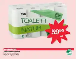 Hemköp FIXA Toalettpapper 16-pack erbjuda