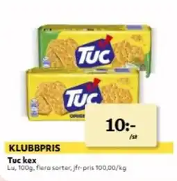 Hemköp TUC Kex erbjuda