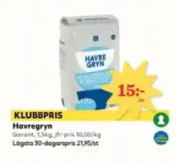 Hemköp GARANT Havregryn erbjuda