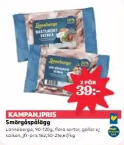 Hemköp LÖNNEBERGA Smörgåspålägg erbjuda