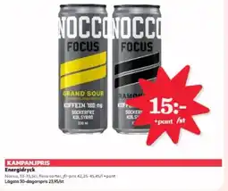 Hemköp NOCCO Energidryck erbjuda