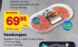 City Gross Hamburgare erbjuda