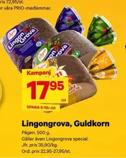 City Gross Lingongrova, Guldkorn erbjuda