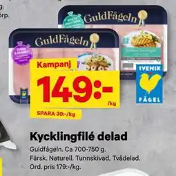 City Gross Kycklingfilé delad erbjuda