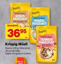 City Gross Krispig Müsli erbjuda