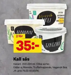 City Gross Kall sås erbjuda