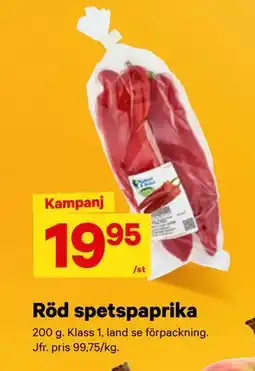 City Gross Röd spetspaprika erbjuda