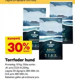 City Gross Torrfoder hund erbjuda