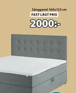 JYSK Sänggavel 160x122 cm erbjuda