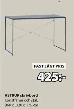 JYSK ASTRUP skrivbord erbjuda