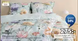 JYSK ERNA påslakanset i satin erbjuda