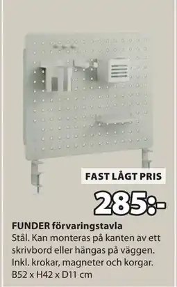 JYSK FUNDER förvaringstavla erbjuda