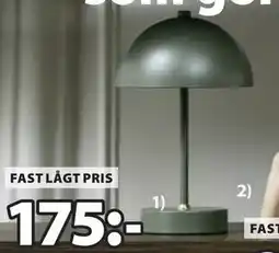 JYSK KENT batterilampa Stål och plast erbjuda