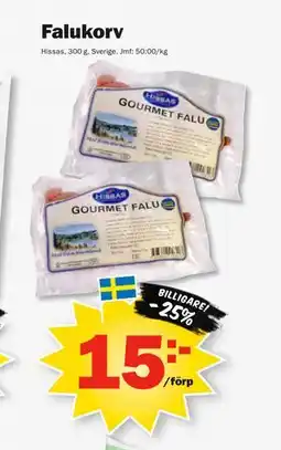 Pekås Falukorv erbjuda