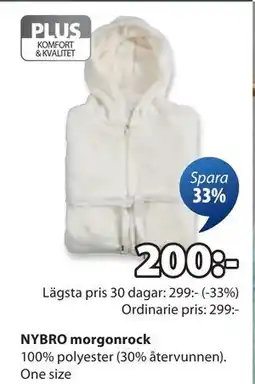 JYSK NYBRO morgonrock erbjuda