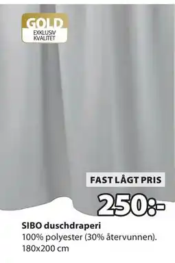 JYSK SIBO duschdraperi erbjuda