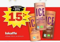 Pekås Iskaffe erbjuda