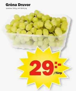 Pekås Gröna Druvor erbjuda