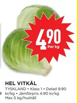 Willys HEL VITKÅL erbjuda