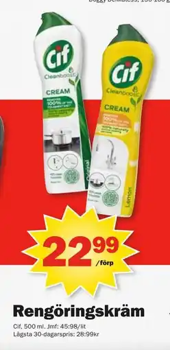Pekås Rengöringskräm erbjuda