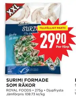 Willys SURIMI FORMADE SOM RÄKOR erbjuda