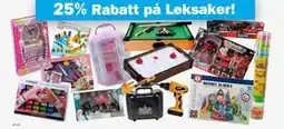 Pekås 25%. Rabatt på Leksaker! erbjuda