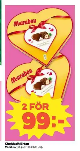 Coop Daglivs Chokladhjärtan erbjuda