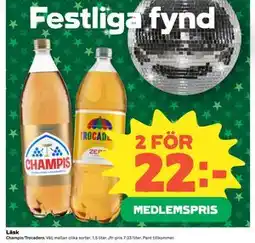 Coop Daglivs Läsk, Medlemspris erbjuda