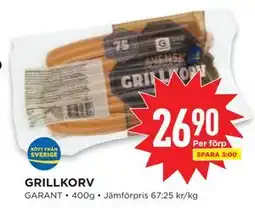 Willys GRILLKORV erbjuda